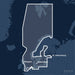 Kvadratisk översiktskarta över täckningsområdet för C-MAP DISCOVER Northern & Central Europe (M-EN-Y050-MS) med orter som London, St. Petersburg och Glasgow utmärkta.
