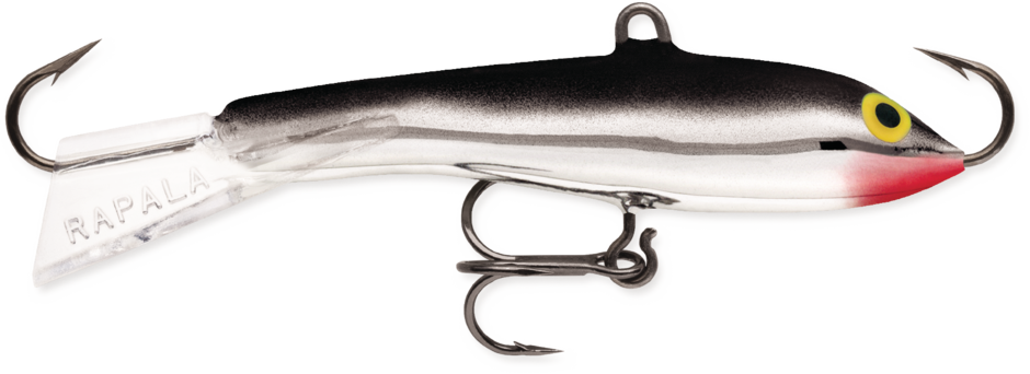 Rapala Jigging Rap balansare för isfiske, färg Silver (S)