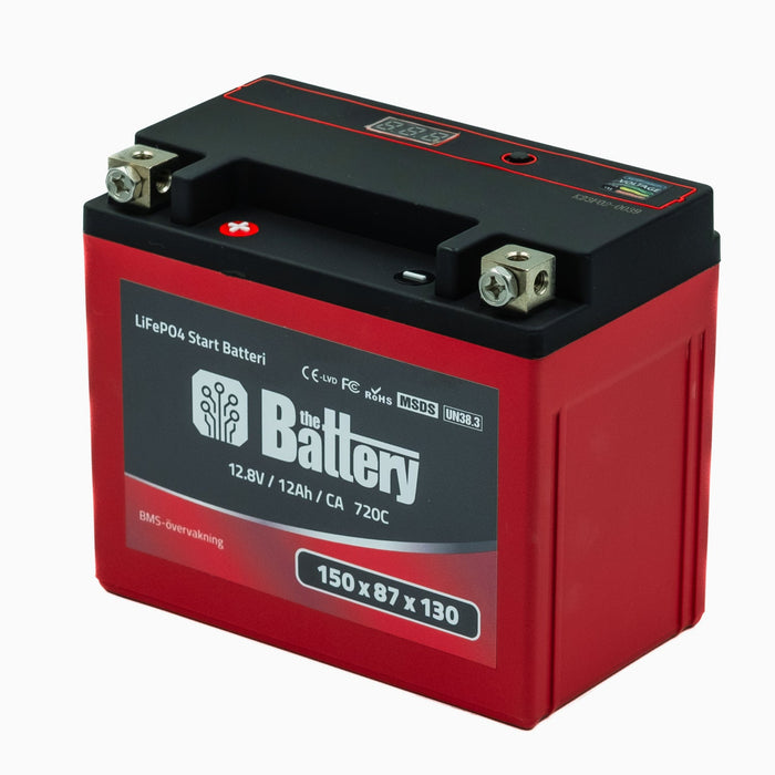 Super-X The Battery 12,8V 12Ah Start Puls Ström 600A