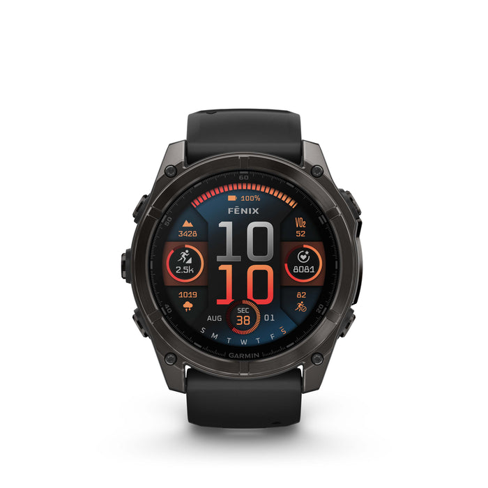 Garmin fenix 8  – Amoled Sapphire 51 mm Carbon Gray DLC Titanium