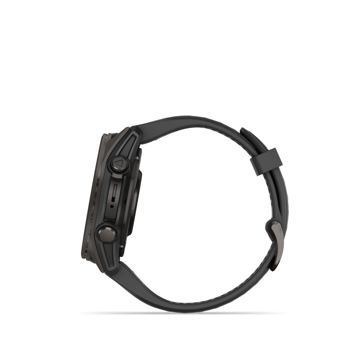 Garmin fenix 8  – Amoled 43 mm Sapphire Carbon Gray DLC Titanium