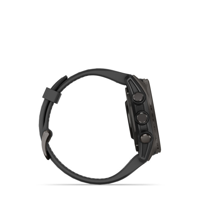 Garmin fenix 8  – Amoled 43 mm Sapphire Carbon Gray DLC Titanium