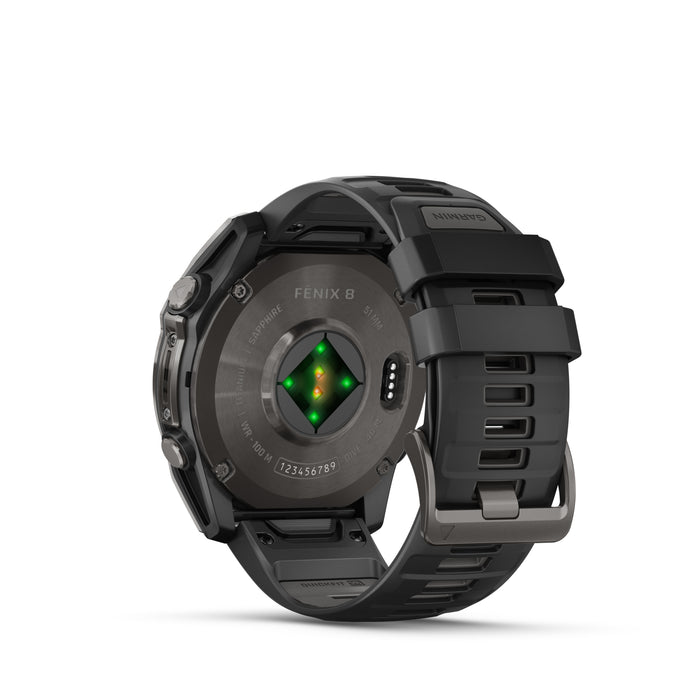 Garmin fenix 8  – Amoled Sapphire 51 mm Carbon Gray DLC Titanium