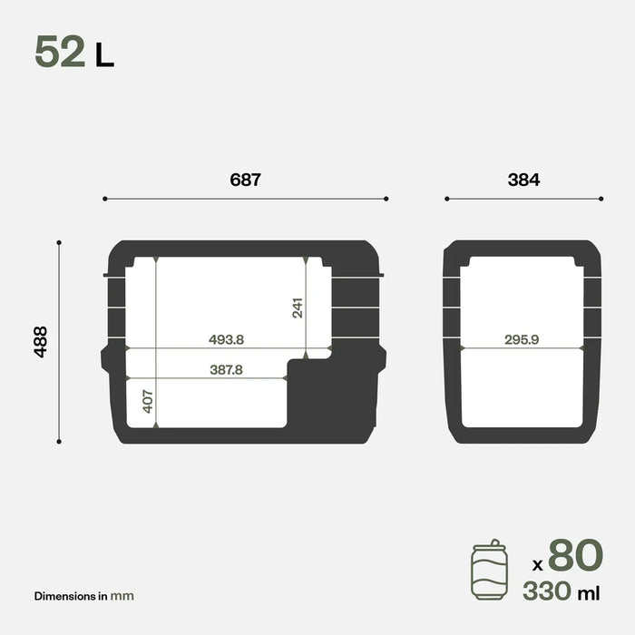 Indel B Travel Kyl/Frysbox 52L 12/24V