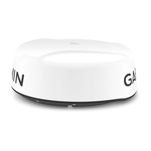 Garmin GMR 24 xHD3 radome, 24-tums radom för öppen radarantenn, sedd från vänster sida