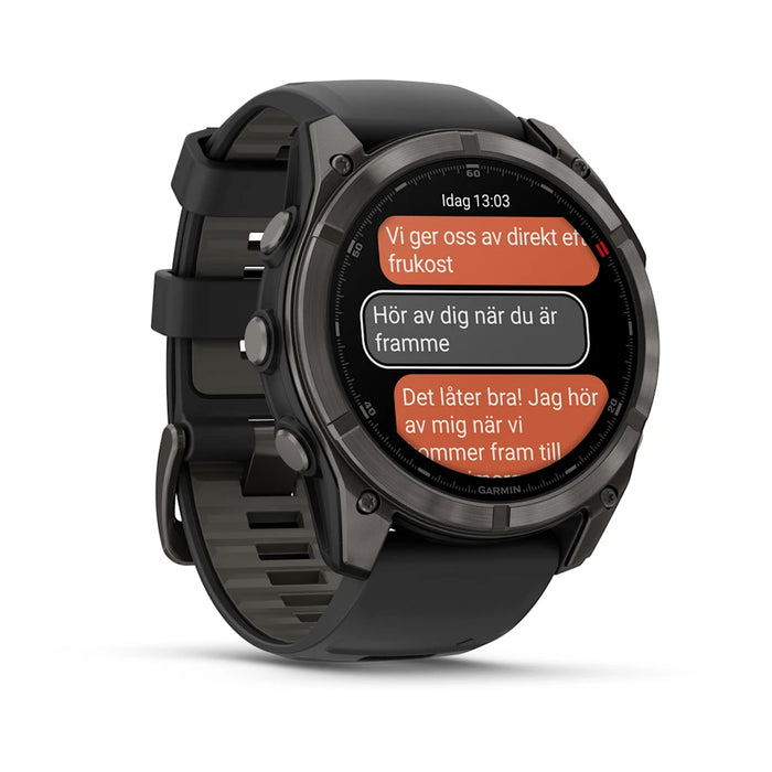 Garmin fenix 8 Pro – 51 mm Amoled Sapphire DLC-Titan