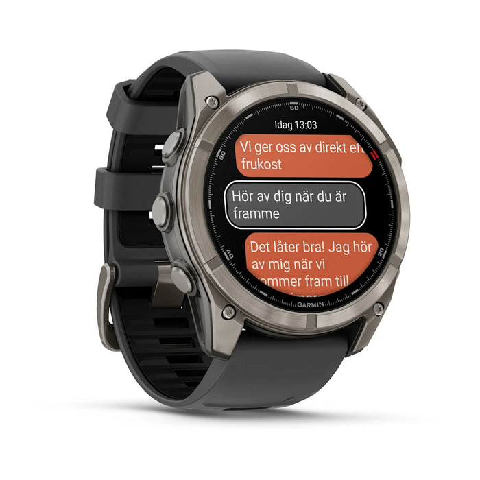 Garmin fenix 8 Pro – 51 mm Amoled Sapphire Titan