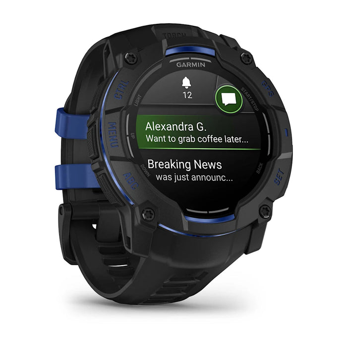 Garmin Instinct 3 50mm Amoled Black/Blue
