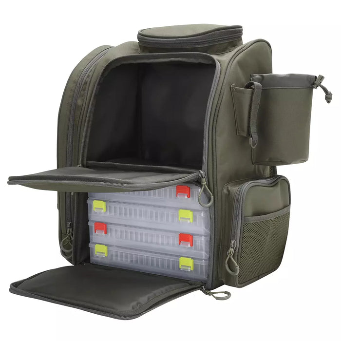 Patriot Tackle System 4x Medium Fiskeryggsäck inkl. 4 Betesaskar