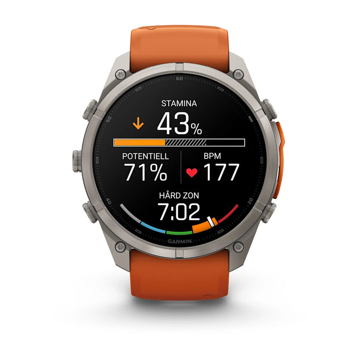 Garmin fēnix 9 Pro InReach - AMOLED 51 mm Sapphire Titanium