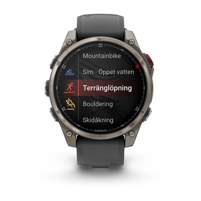 Garmin fenix 8 Pro – 47 mm Amoled Sapphire Titan