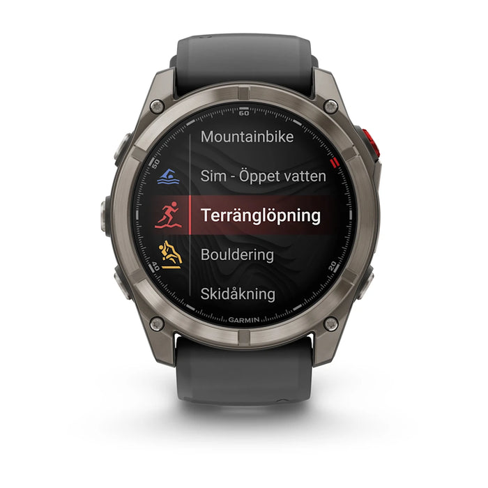 Garmin fenix 8 Pro – 51 mm Amoled Sapphire Titan