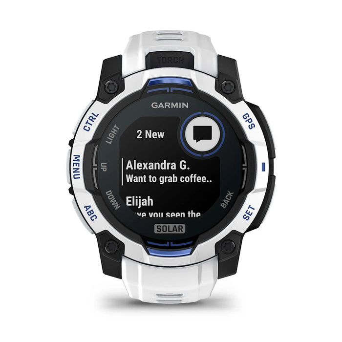 Garmin Instinct 3 45mm Solar Whitestone
