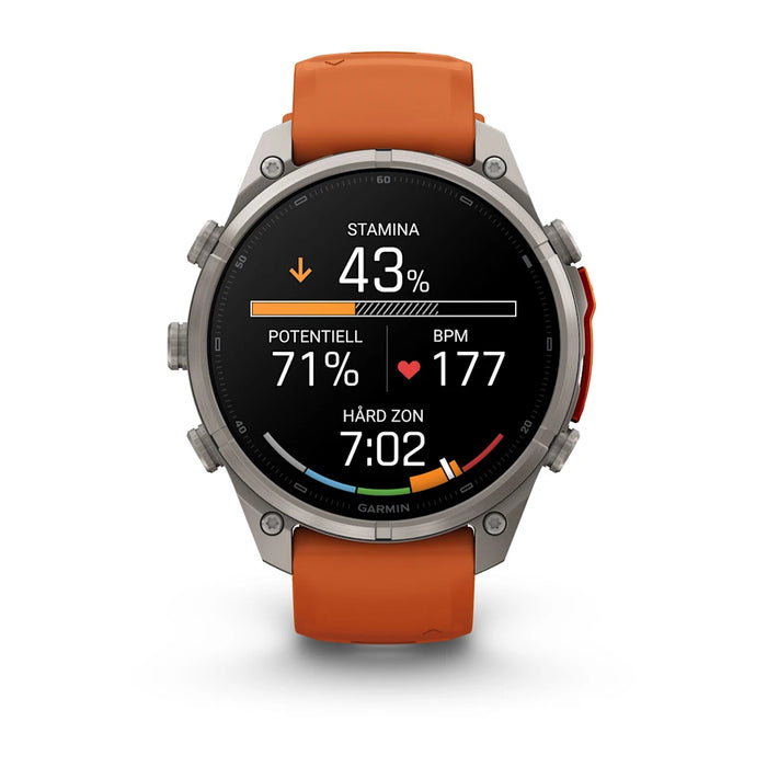 Garmin fēnix 9 Pro InReach - AMOLED 47 mm Sapphire Titanium