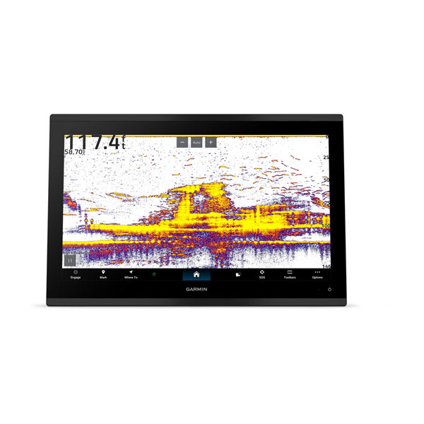Garmin GPSMAP 9017xsv, huvudmenyn på skärmen