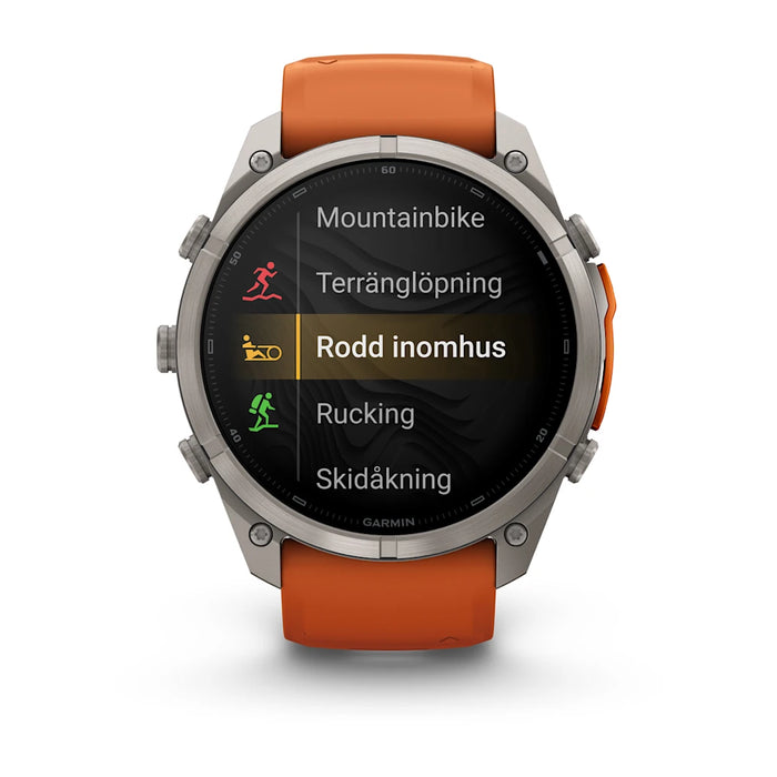 Garmin fēnix 9 Pro InReach - AMOLED 51 mm Sapphire Titanium