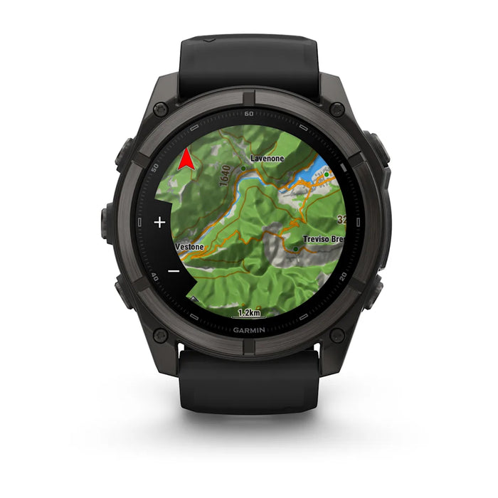 Garmin fēnix 9 - AMOLED 51 mm Sapphire Carbon Gray DLC Titanium