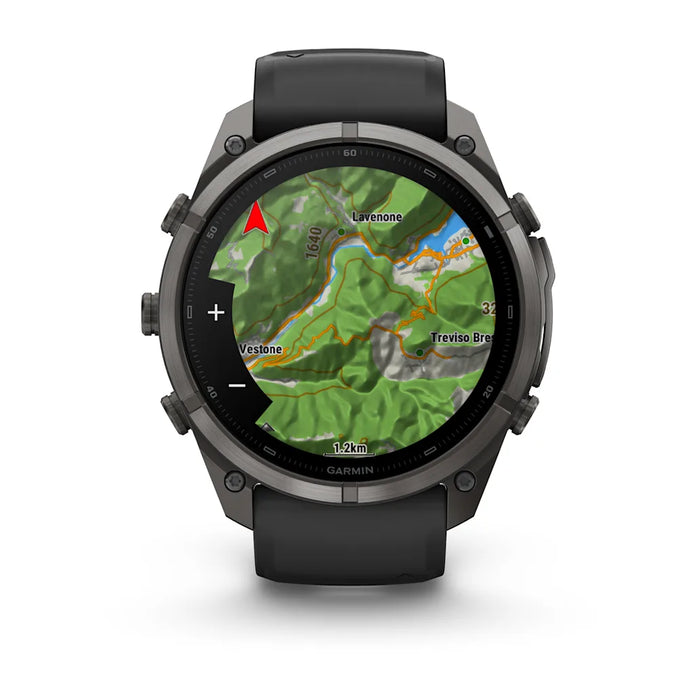 Garmin fēnix 9 Pro - AMOLED 51 mm Sapphire Carbon Gray DLC Titanium