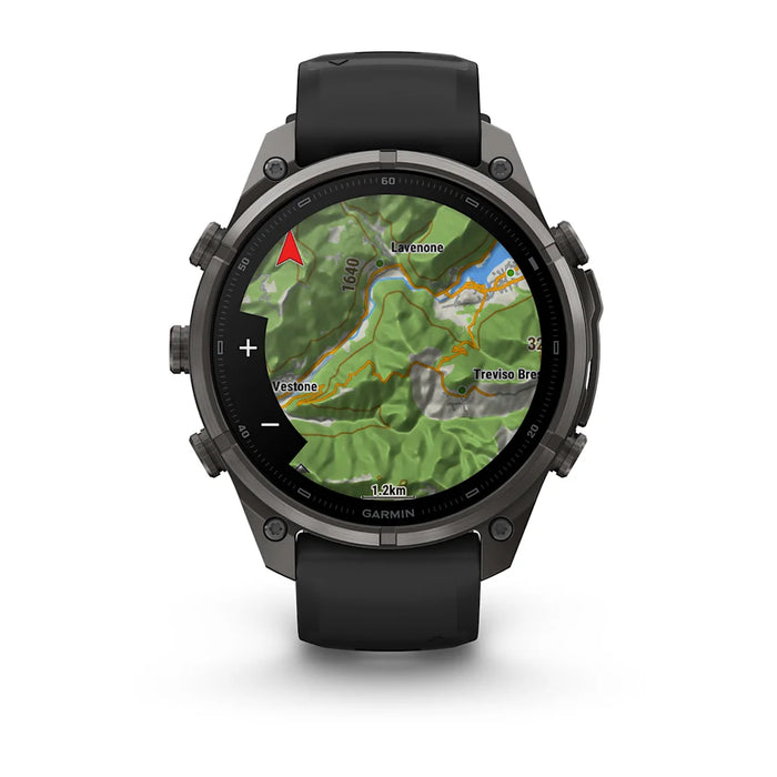 Garmin fēnix 9 Pro - AMOLED 47 mm Sapphire Carbon Gray DLC Titanium