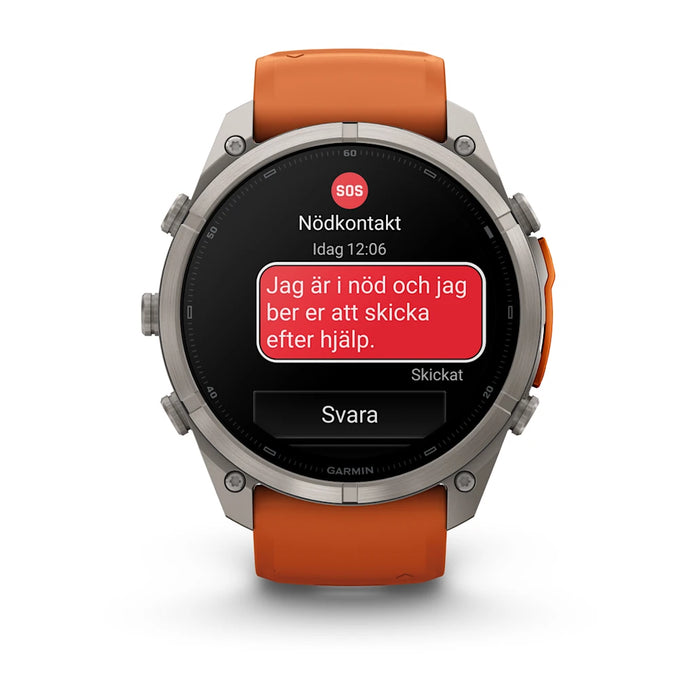 Garmin fēnix 9 Pro InReach - AMOLED 51 mm Sapphire Titanium