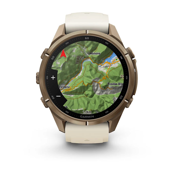 Garmin fēnix 9 Pro - AMOLED 43 mm Sapphire Autumn Gold Titanium