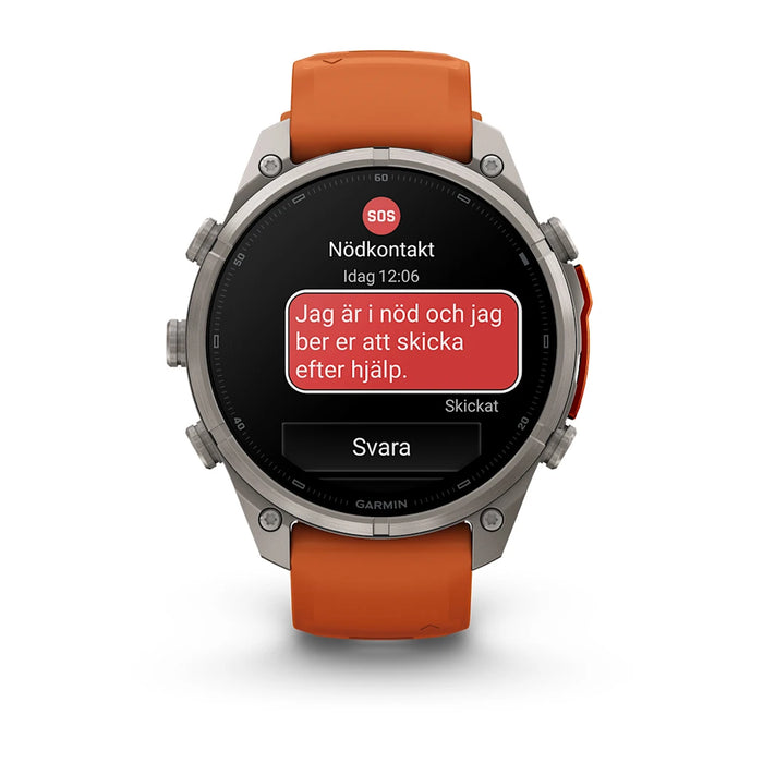 Garmin fēnix 9 Pro InReach - AMOLED 47 mm Sapphire Titanium