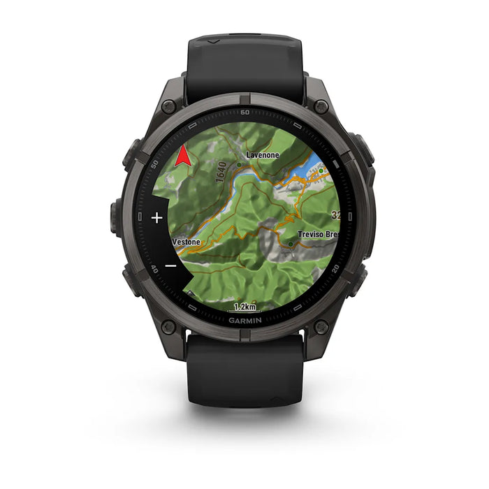 Garmin fēnix 9 - AMOLED 47 mm Sapphire Carbon Gray DLC Titanium