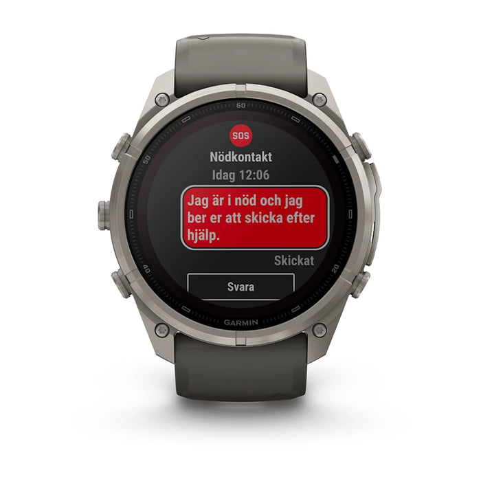 Garmin fēnix 9 Pro InReach Solar - 51 mm Sapphire Titanium