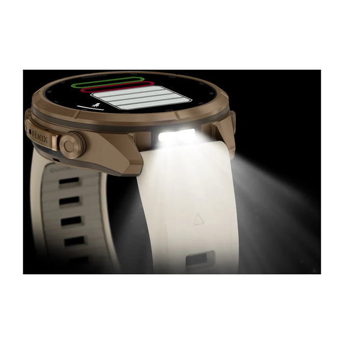 Garmin fēnix 9 Pro - AMOLED 43 mm Sapphire Autumn Gold Titanium