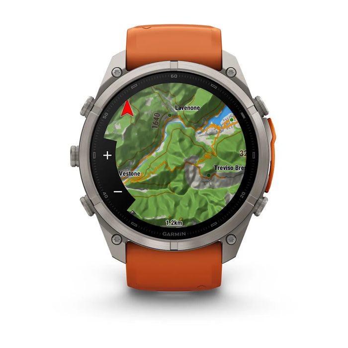 Garmin fēnix 9 Pro InReach - AMOLED 51 mm Sapphire Titanium