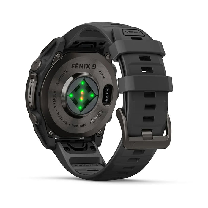 Garmin fēnix 9 - AMOLED 47 mm Sapphire Carbon Gray DLC Titanium