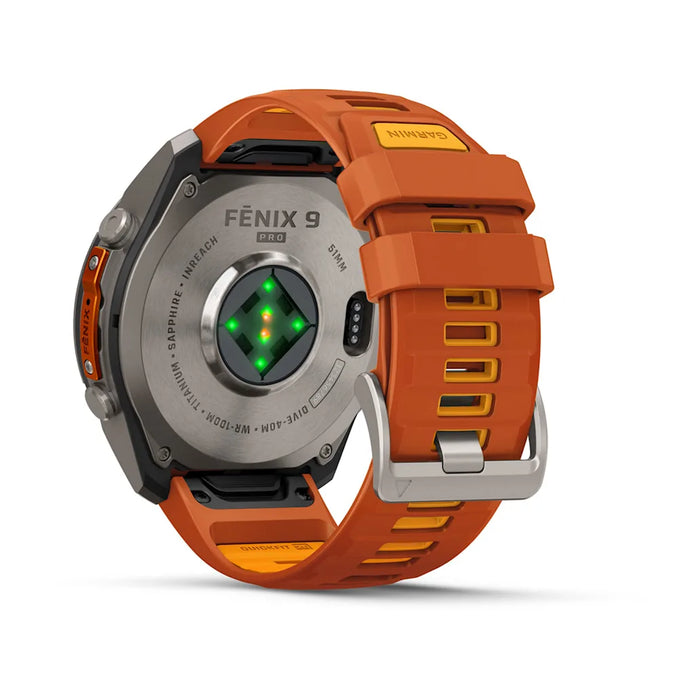 Garmin fēnix 9 Pro InReach - AMOLED 51 mm Sapphire Titanium