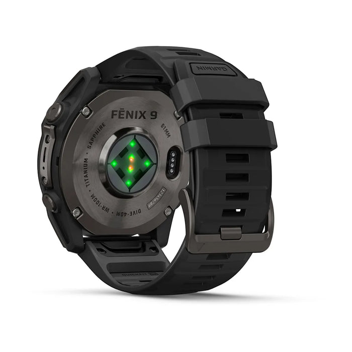 Garmin fēnix 9 - AMOLED 51 mm Sapphire Carbon Gray DLC Titanium