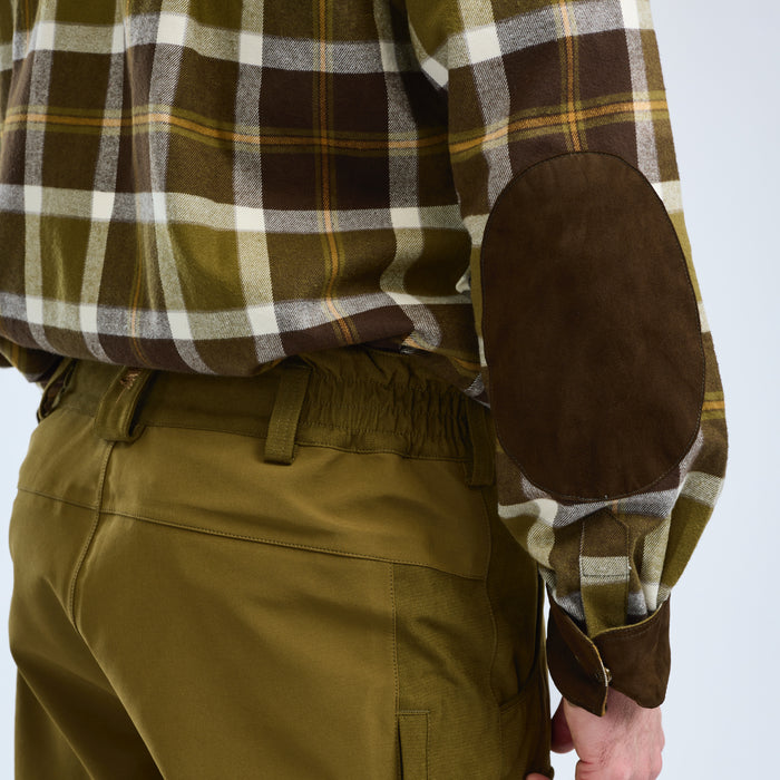 Pinewood Men's Douglas Shirt - Olivegreen/Cr.white