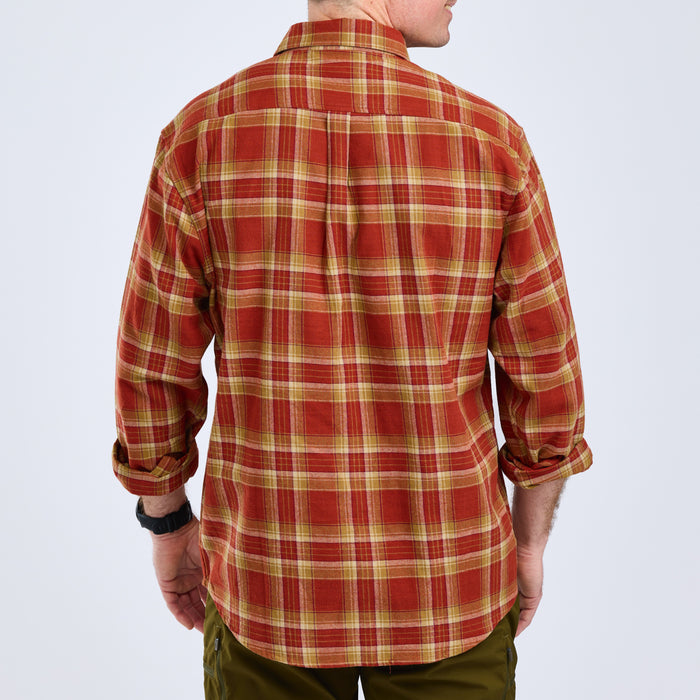 Pinewood Härjedalen Skjorta Terracotta/ D.Sand