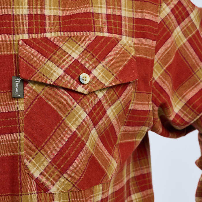 Pinewood Härjedalen Skjorta Terracotta/ D.Sand