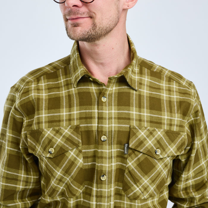 Pinewood Härjedalen Skjorta Olivgrön