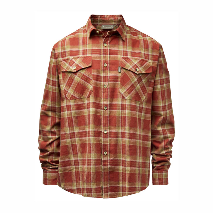Pinewood Härjedalen Skjorta Terracotta/ D.Sand