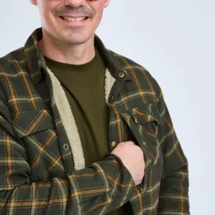 Pinewood Pile Overshirt Grön/ Bronze