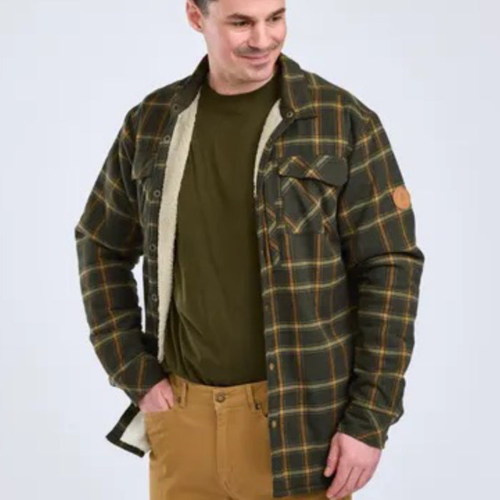 Pinewood Pile Overshirt Grön/ Bronze