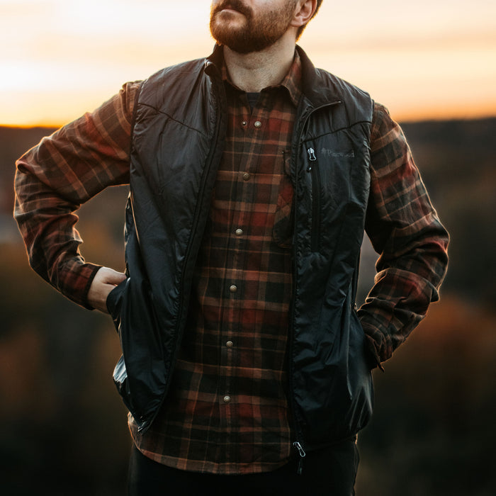 Pinewood Wool Insulated Midlayer Vest Black