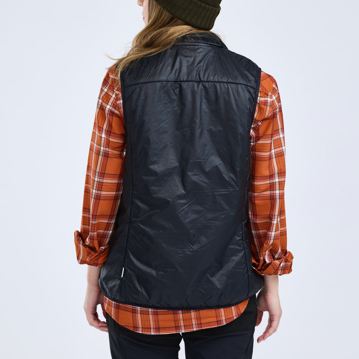 Pinewood Wool Insulated Midlayer Vest Black Dam