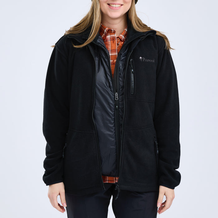 Pinewood Wool Insulated Midlayer Vest Black Dam