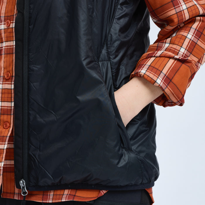 Pinewood Wool Insulated Midlayer Vest Black Dam