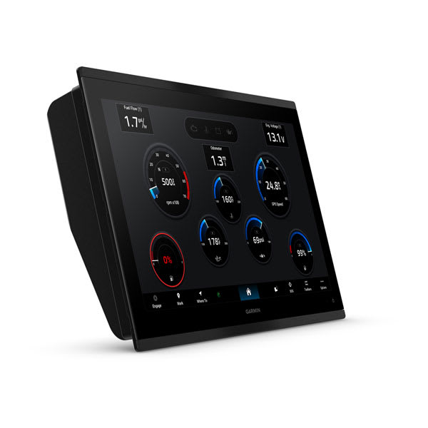 Garmin GPSMAP 9017 sedd från höger sida