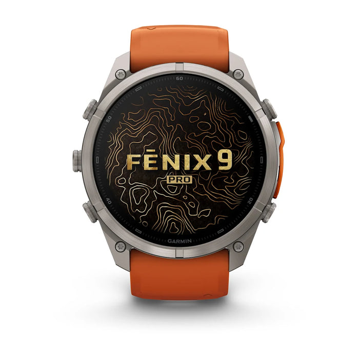 Garmin fēnix 9 Pro InReach - AMOLED 51 mm Sapphire Titanium