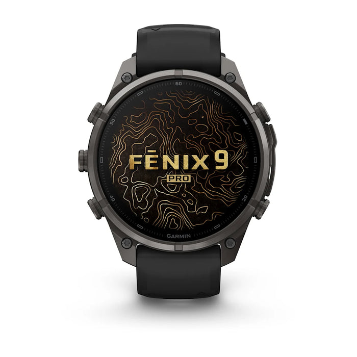 Garmin fēnix 9 Pro - AMOLED 47 mm Sapphire Carbon Gray DLC Titanium