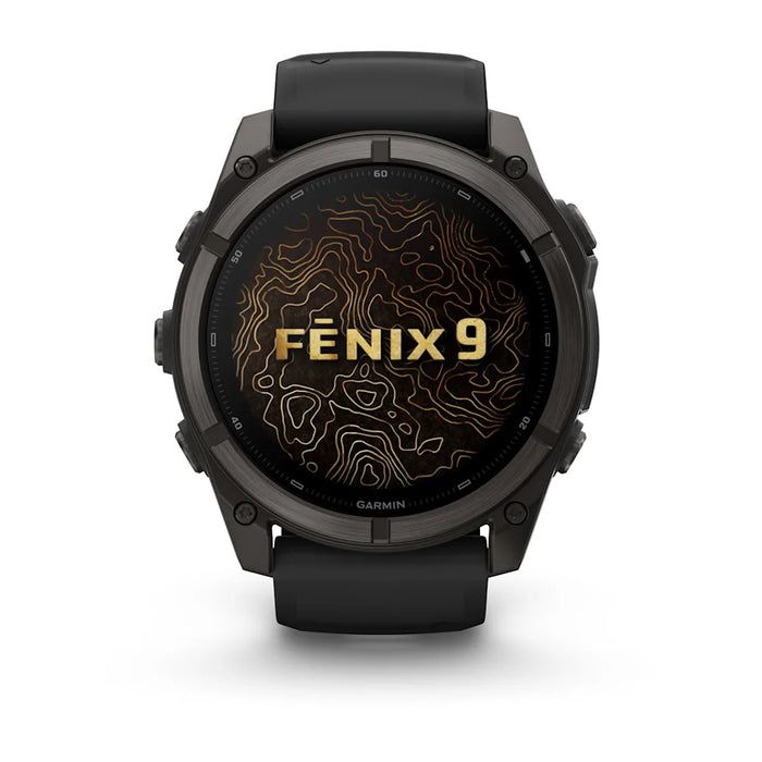 Garmin fēnix 9 - AMOLED 51 mm Sapphire Carbon Gray DLC Titanium