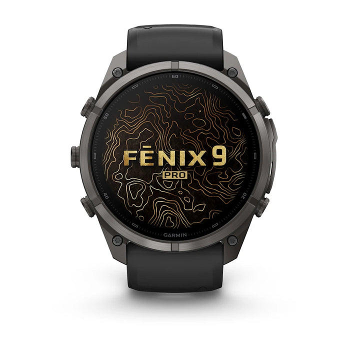 Garmin fēnix 9 Pro - AMOLED 51 mm Sapphire Carbon Gray DLC Titanium