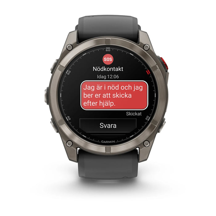 Garmin fenix 8 Pro – 51 mm Amoled Sapphire Titan